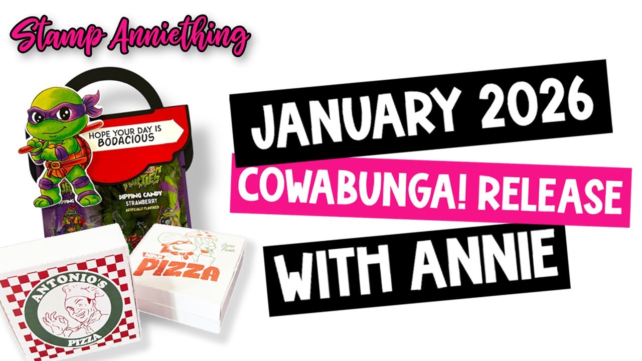 Cowabunga Stamp Set Reveal + Easy Party Decor Ideas 🐢🍕