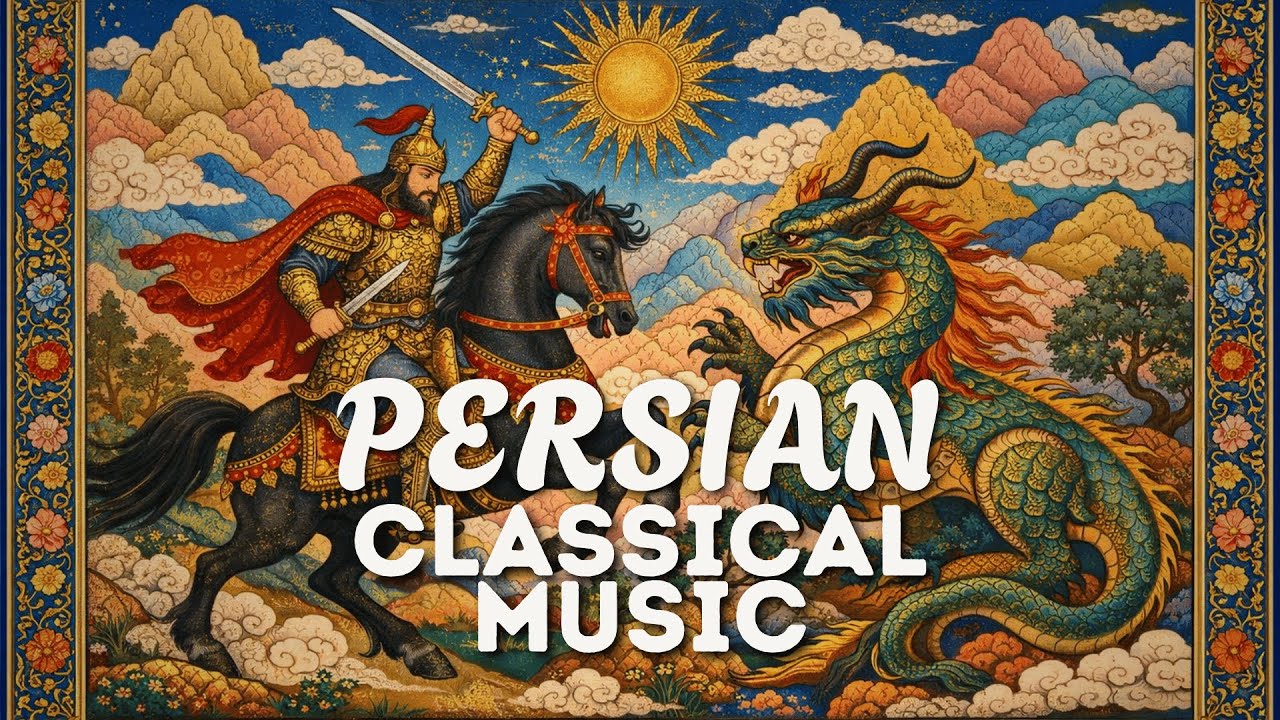 Persian Epic in Stillness • Classical Instrumentals from the Shahnameh Horizon