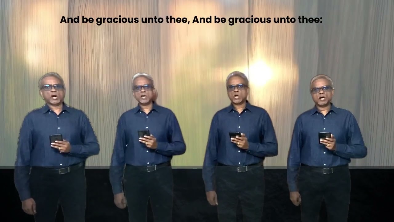 The Lord bless thee and keep thee | Meyer | SATB | Popular Wedding Hymn |With Lyrics