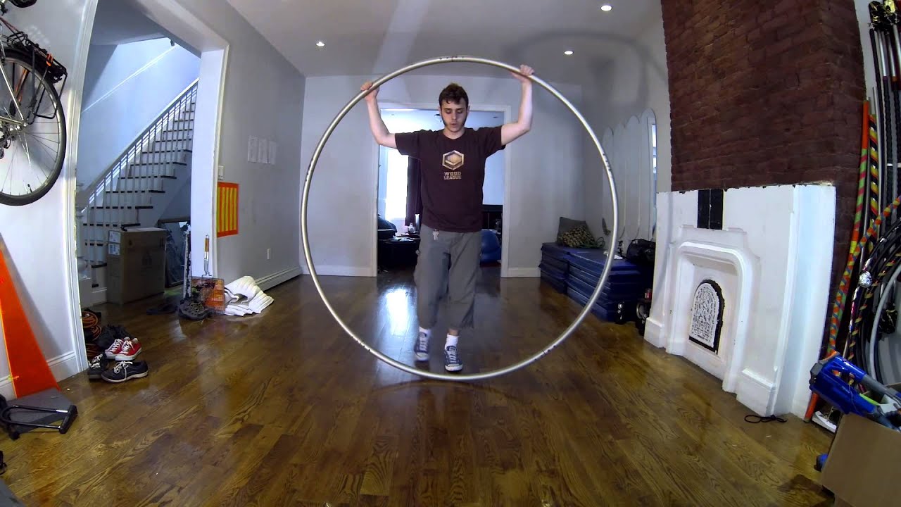 Cyr Wheel Tutorial: Glissade (the hang steps)