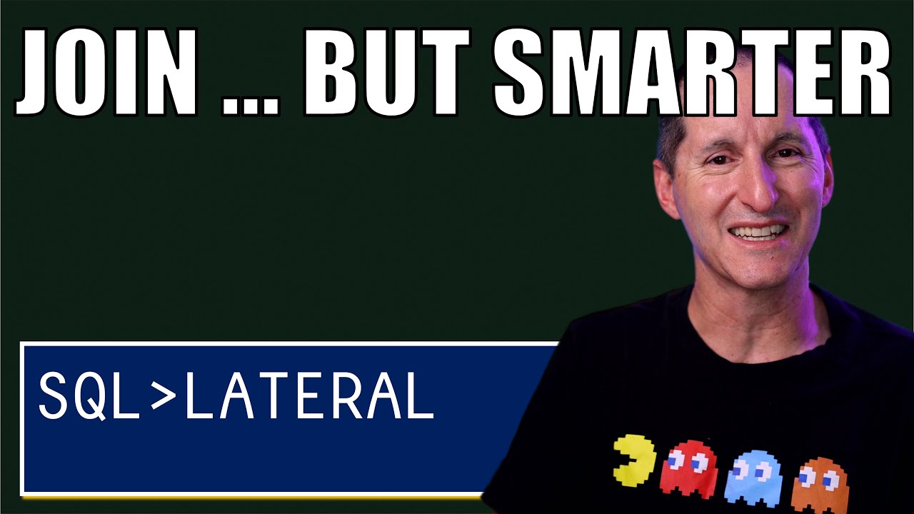 I'm loving LATERAL joins more and more
