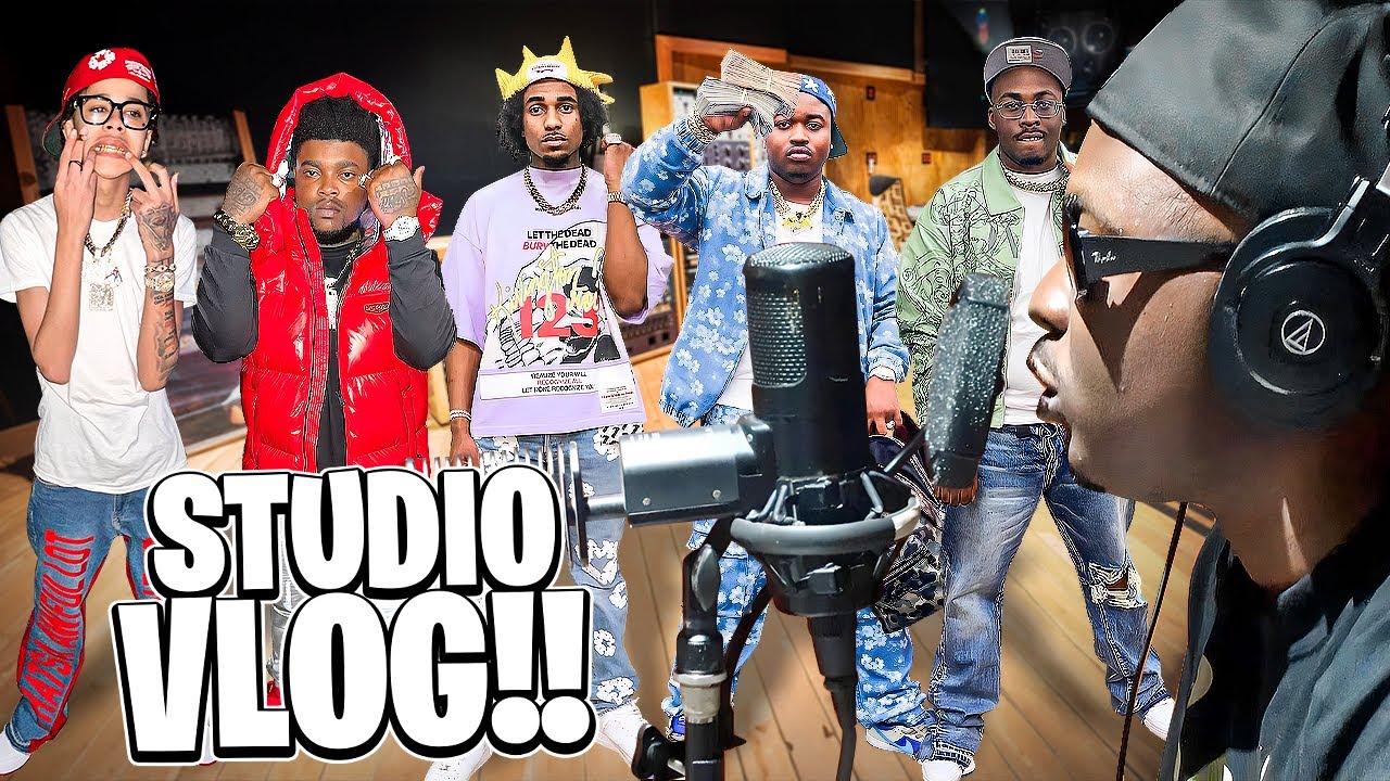 Я был на студийной сессии с Bossman Dlow, Cstunna, Loe Shimmy, Luh Tyler и Wizz Havinn!