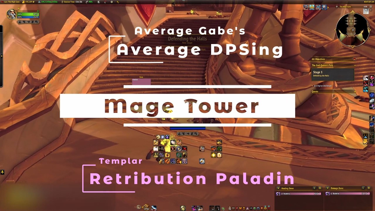 Ret Paladin | Mage Tower | TWW 12.0 Midnight Pre Patch
