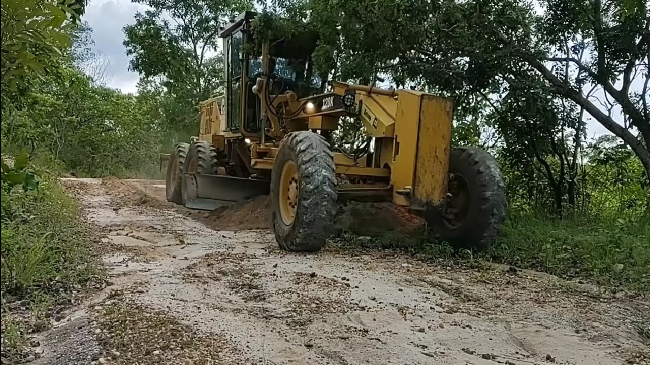 Mais ruas novas! Motoniveladora patrola caterpillar 120K /grader niveleuse motoconformadora