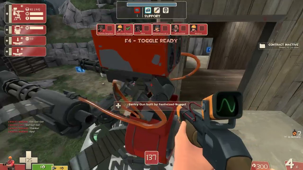 Team Fortress 2 MvM Engineer Gameplay
