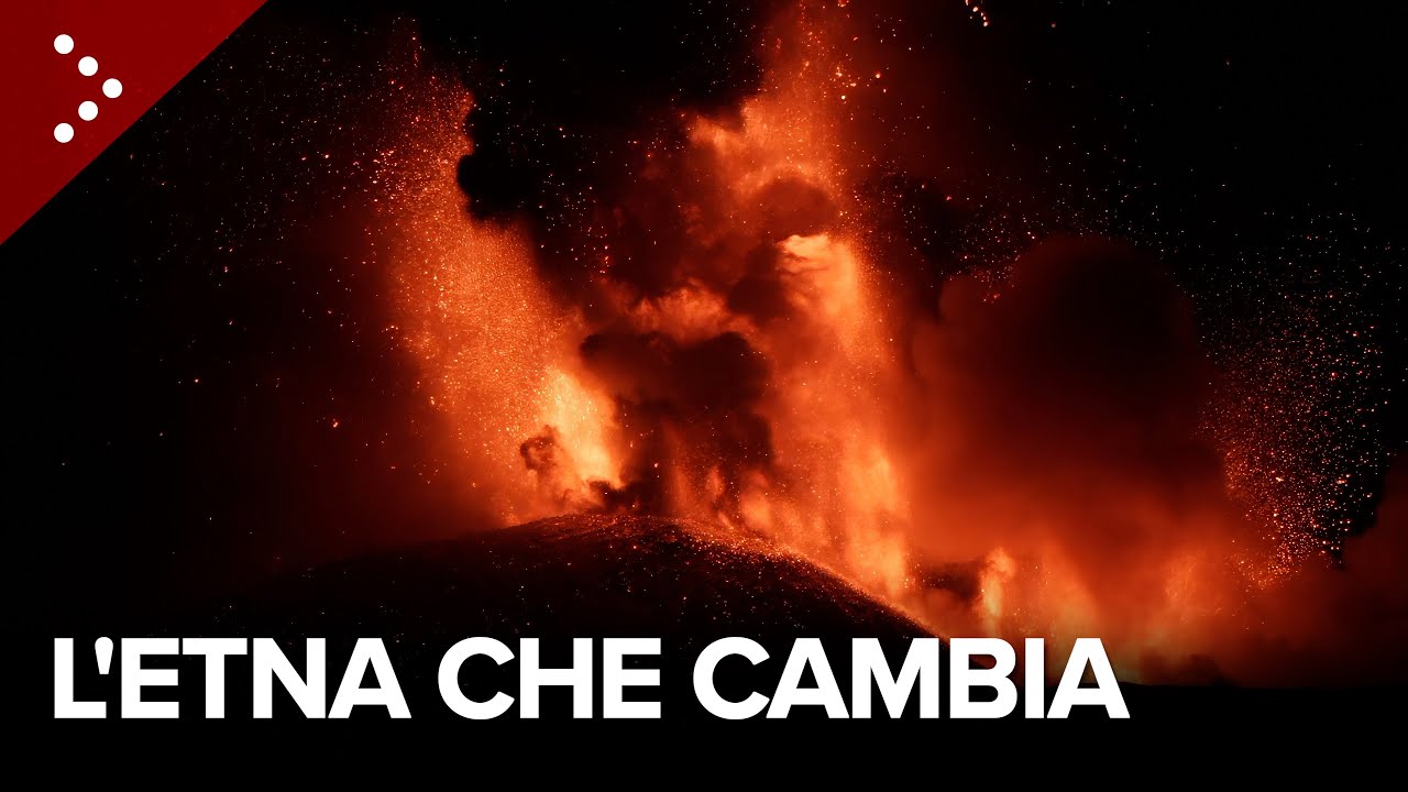 L’Etna che cambia, la voragine è la nuova protagonista