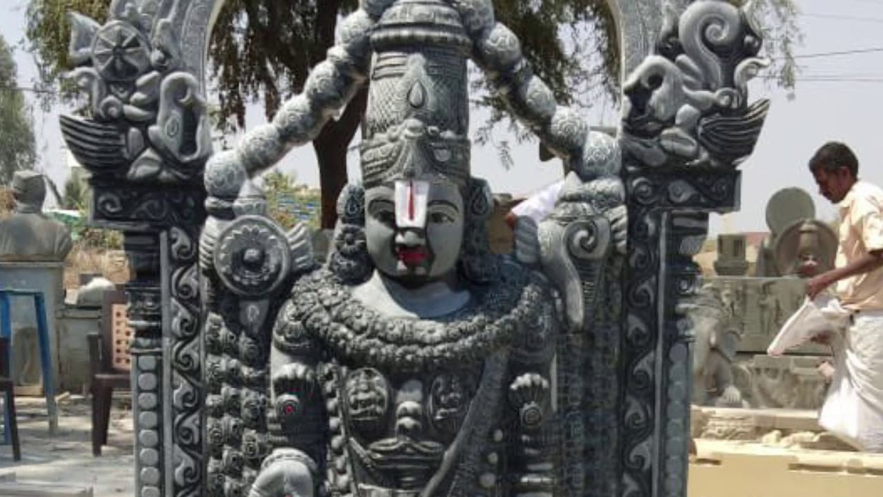 Stone statues in allagadda