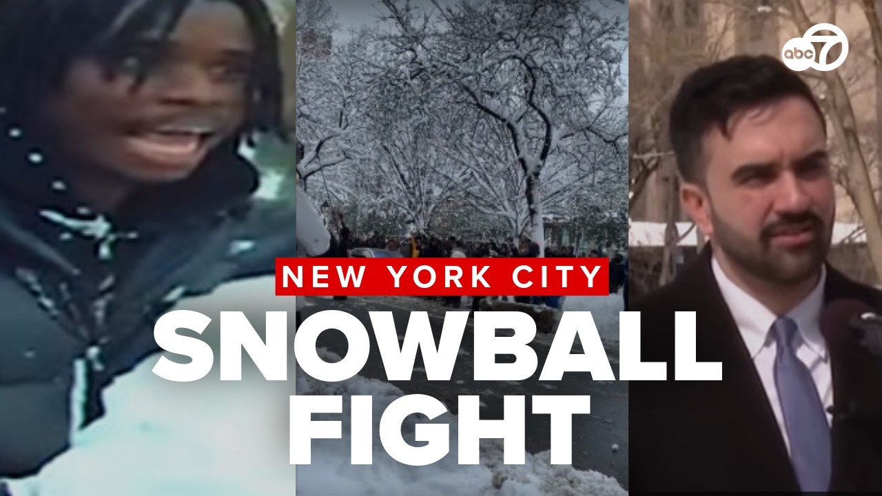 ARREST MADE AFTER OFFICERS PELTED WITH SNOWBALLS IN NEW YORK