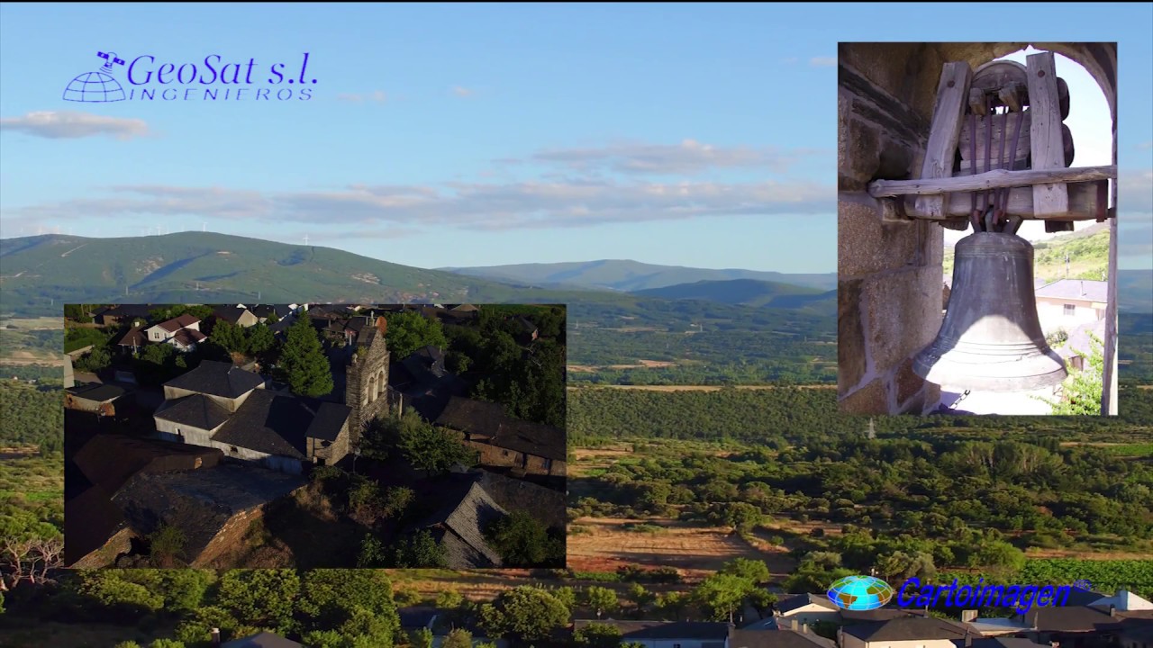 A vista de drone. Cobrana y su alcornocal