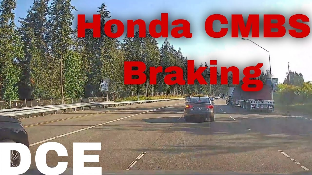 Honda CMBS Activated on the Freeway (READ DESCRIPTION)