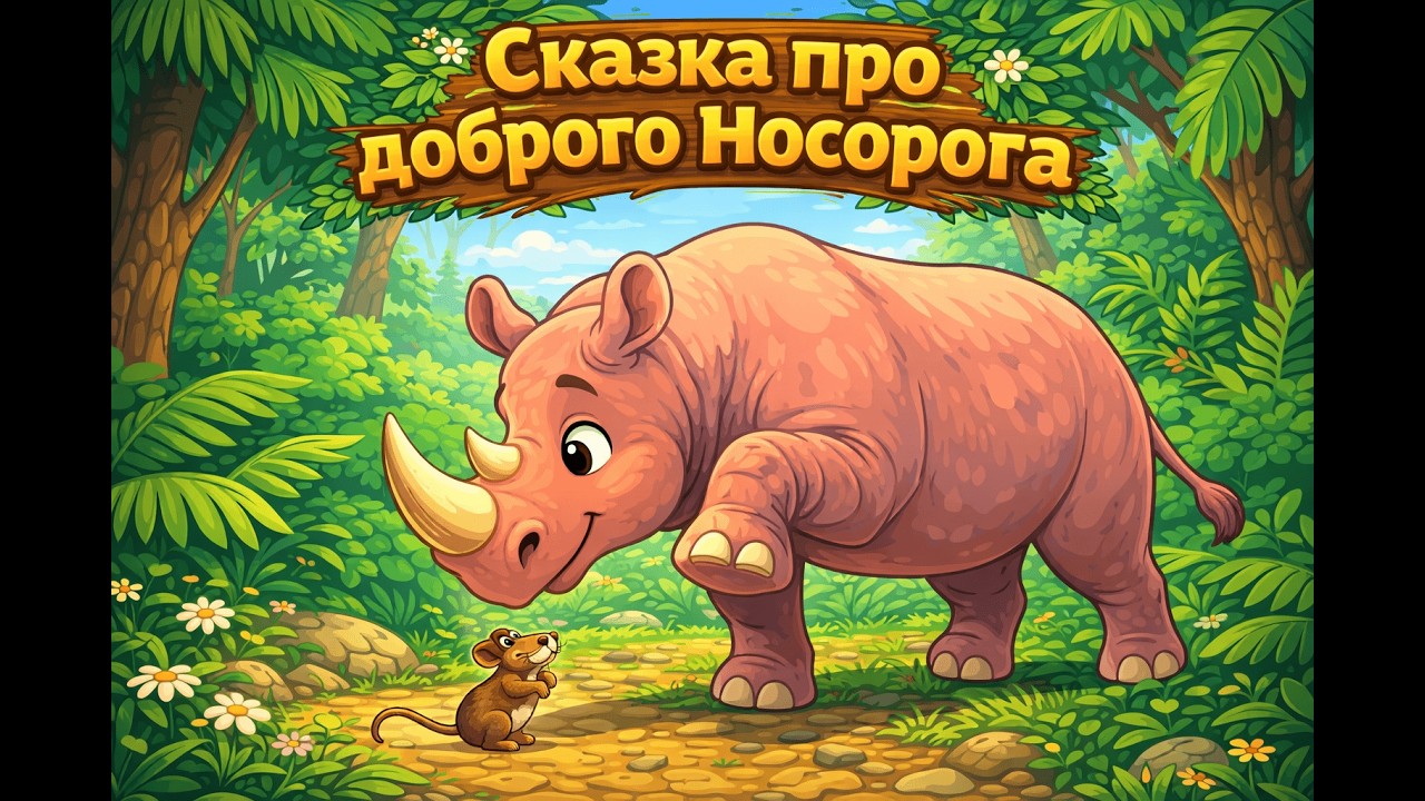 Сказка про доброго Носорога.