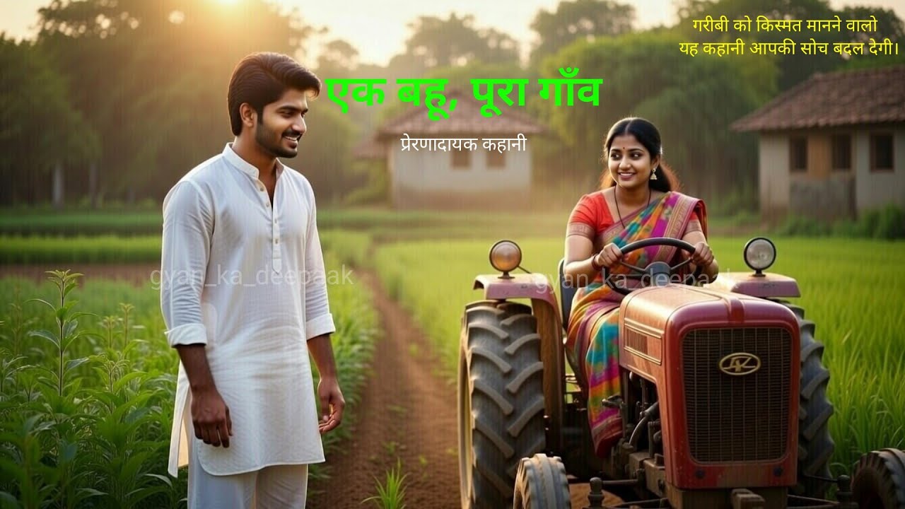 एक बहू, पूरा गाँव बदल दिया | मेहनत की प्रेरणादायक कहानी | MOTIVATIONAL STORY | #gyan_ka_deepaak