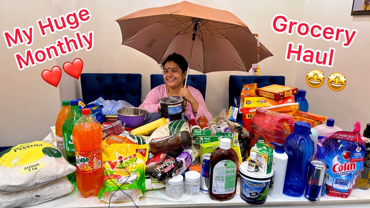 VLOG: MY HUGE MONTHLY GROCERY HAUL | Maddy & Mummy
