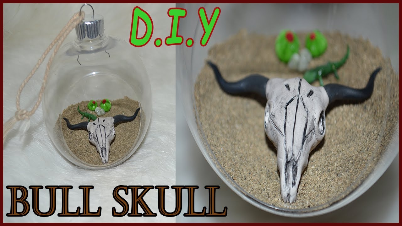 Desert Scene - BULL SKULL