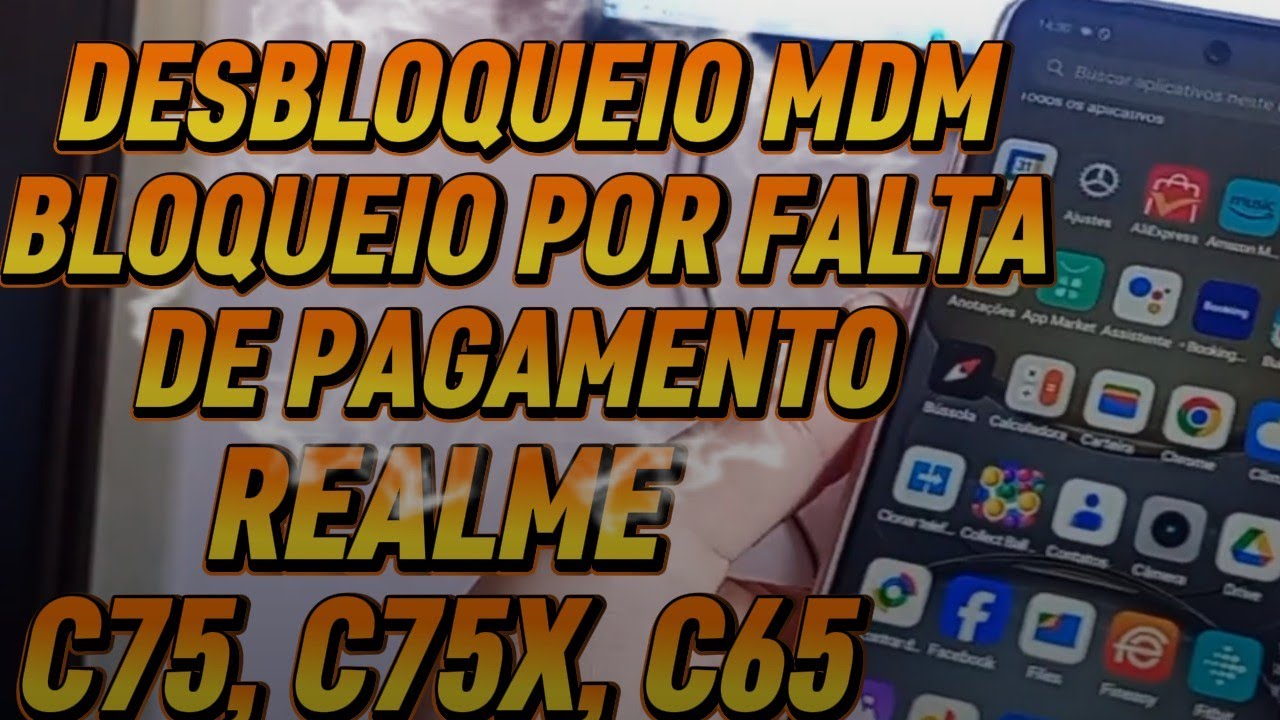 Desbloqueio Realme c65, C75, C75X Bloqueado por falta de pagamento
