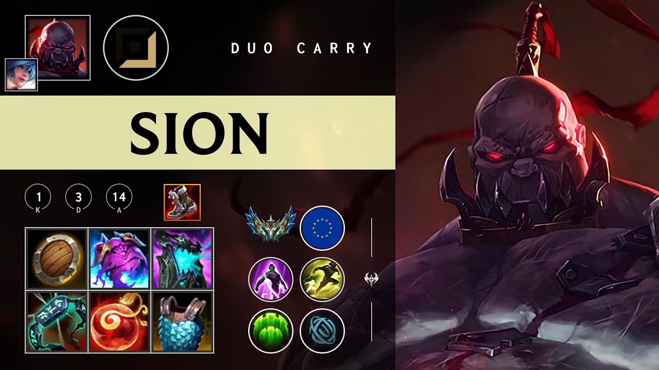 Sion Carry vs Smolder - EUW Challenger Patch 26.03