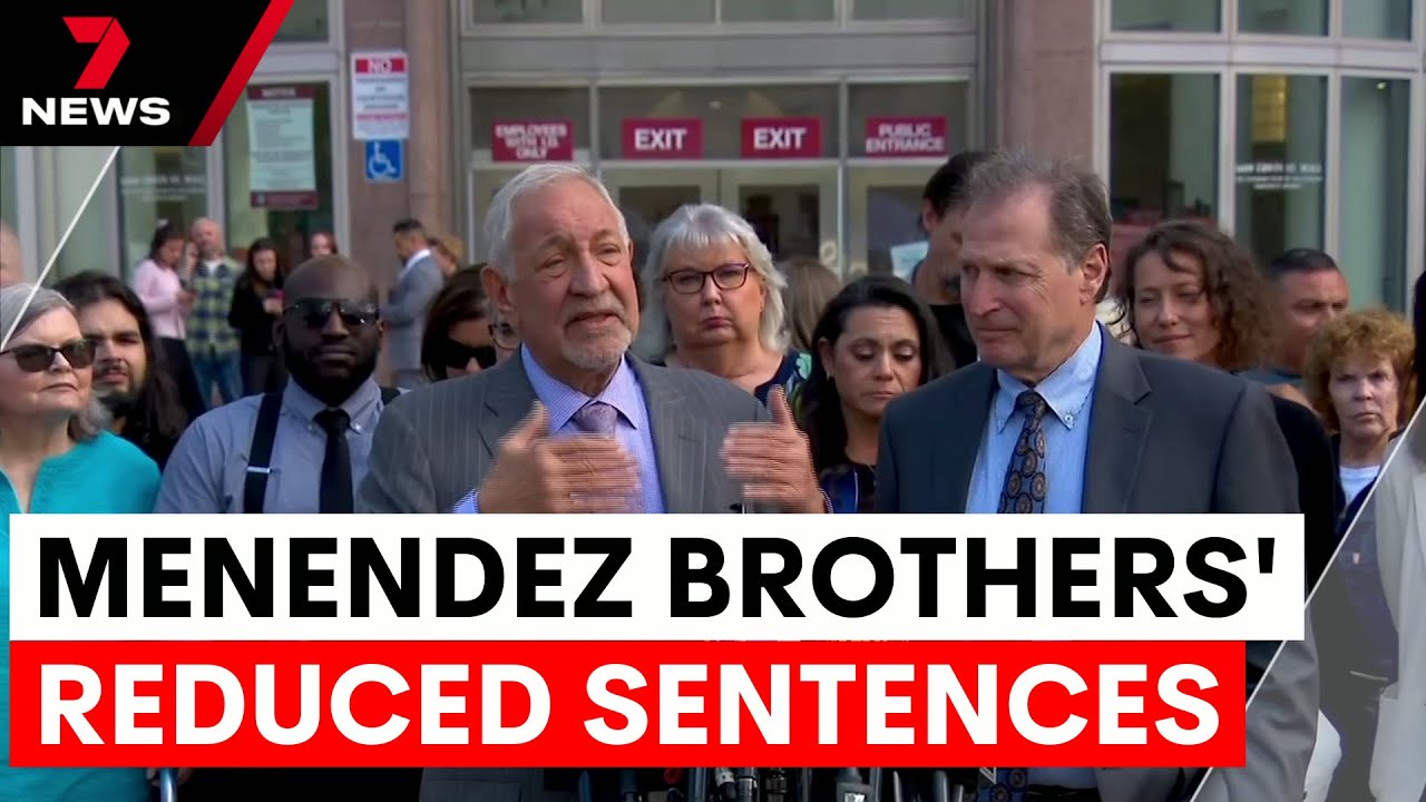 Menendez brothers have sentences reduced after 35 years | 7NEWS