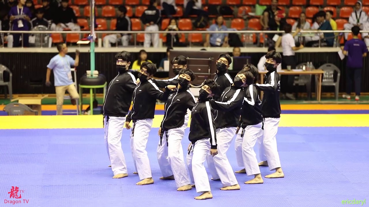 K.U.T.D 2018 제주 한마당 Jeju Hanmadang，Taekwondo Aerobic Senior，2nd 7.60