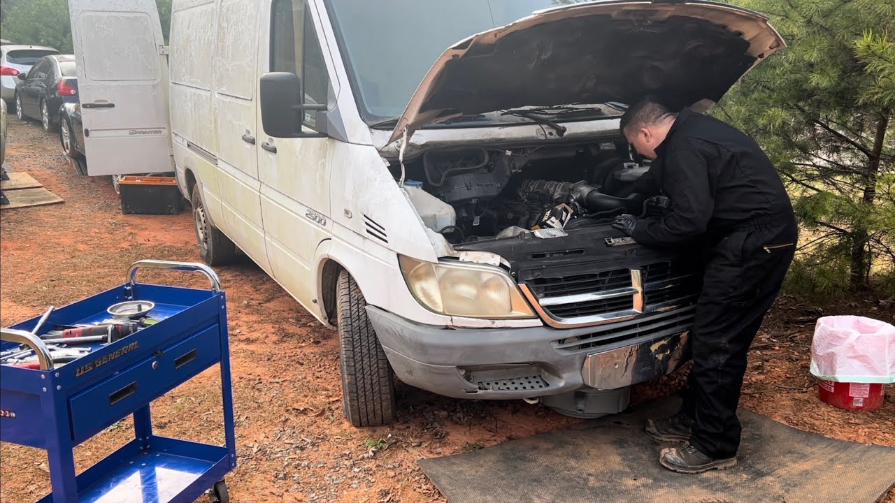 Resolving Starting Issues on My 2003 Mercedes Sprinter with Starting Fluid! Project Part 2