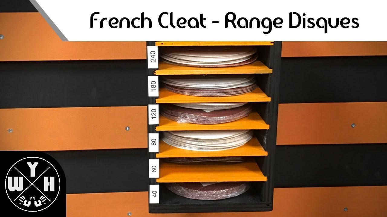 French Cleat pour vos disques de ponçage