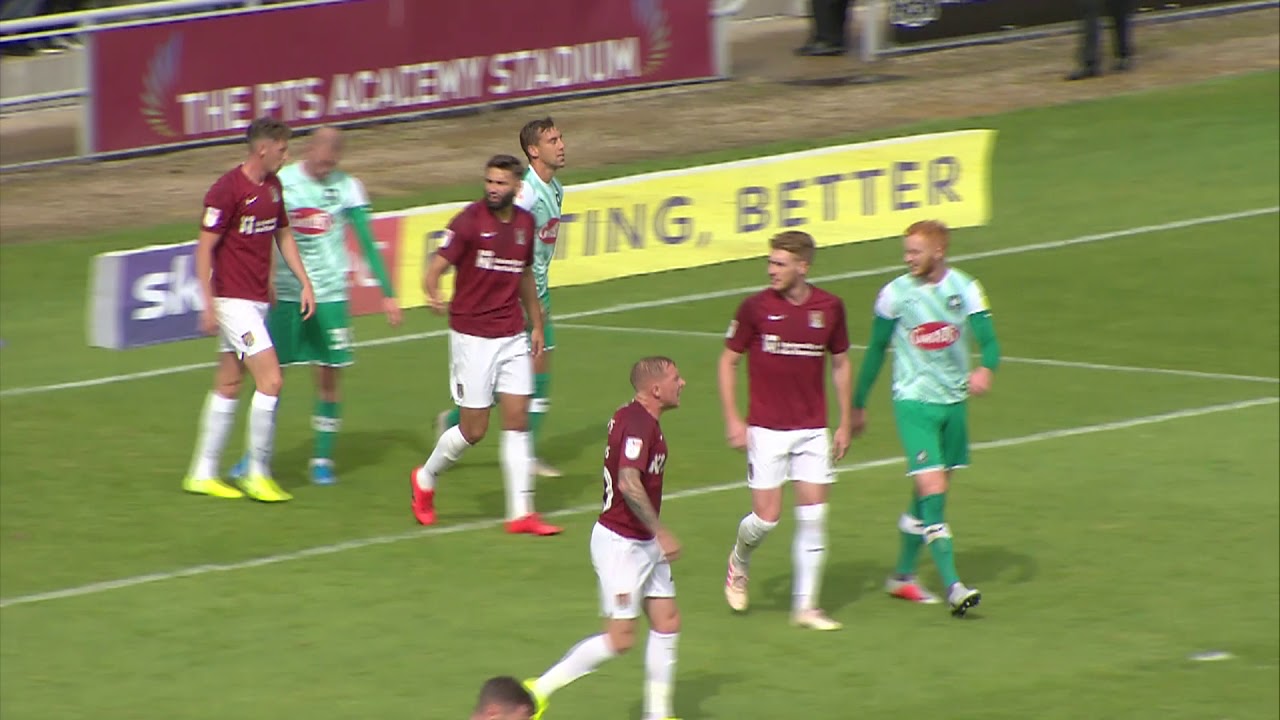HIGHLIGHTS: Northampton Town 3 Plymouth Argyle 1