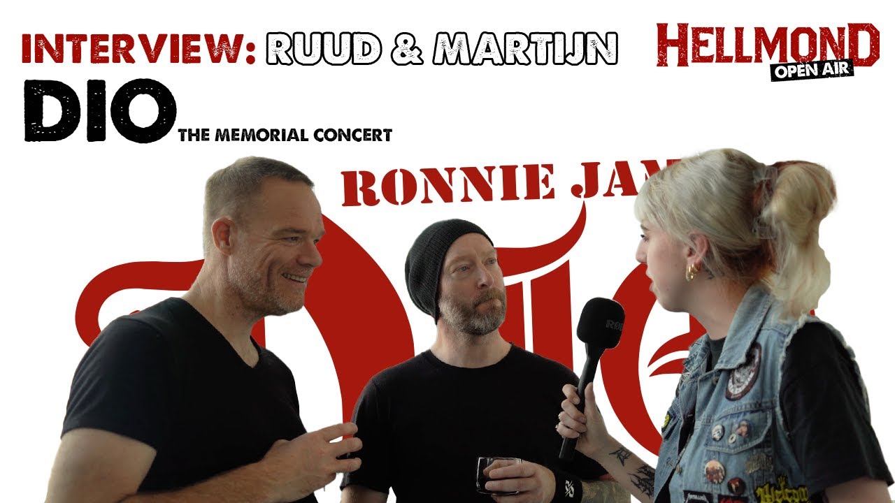INTERVIEW Ruud & Martijn van Within Temptation en DIO THE MEMORIAL CONCERT op Hellmond Open Air