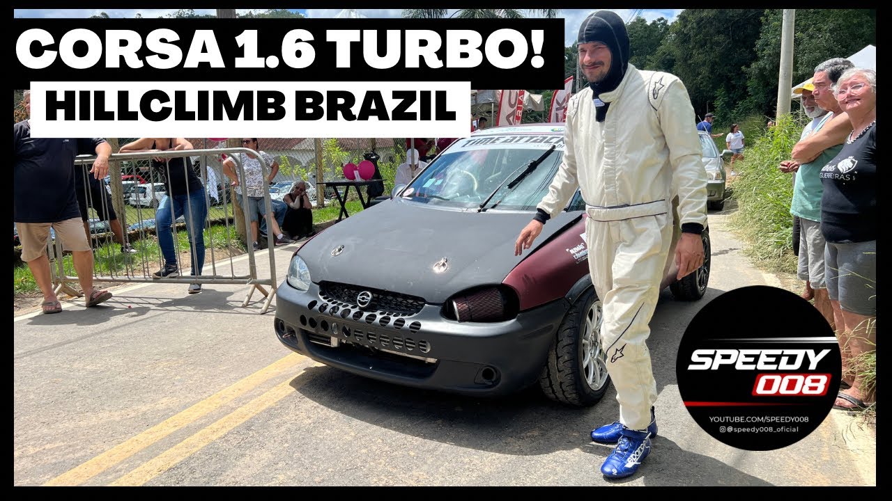 Corsa 1.6 8v TURBO na Subida de montanha!