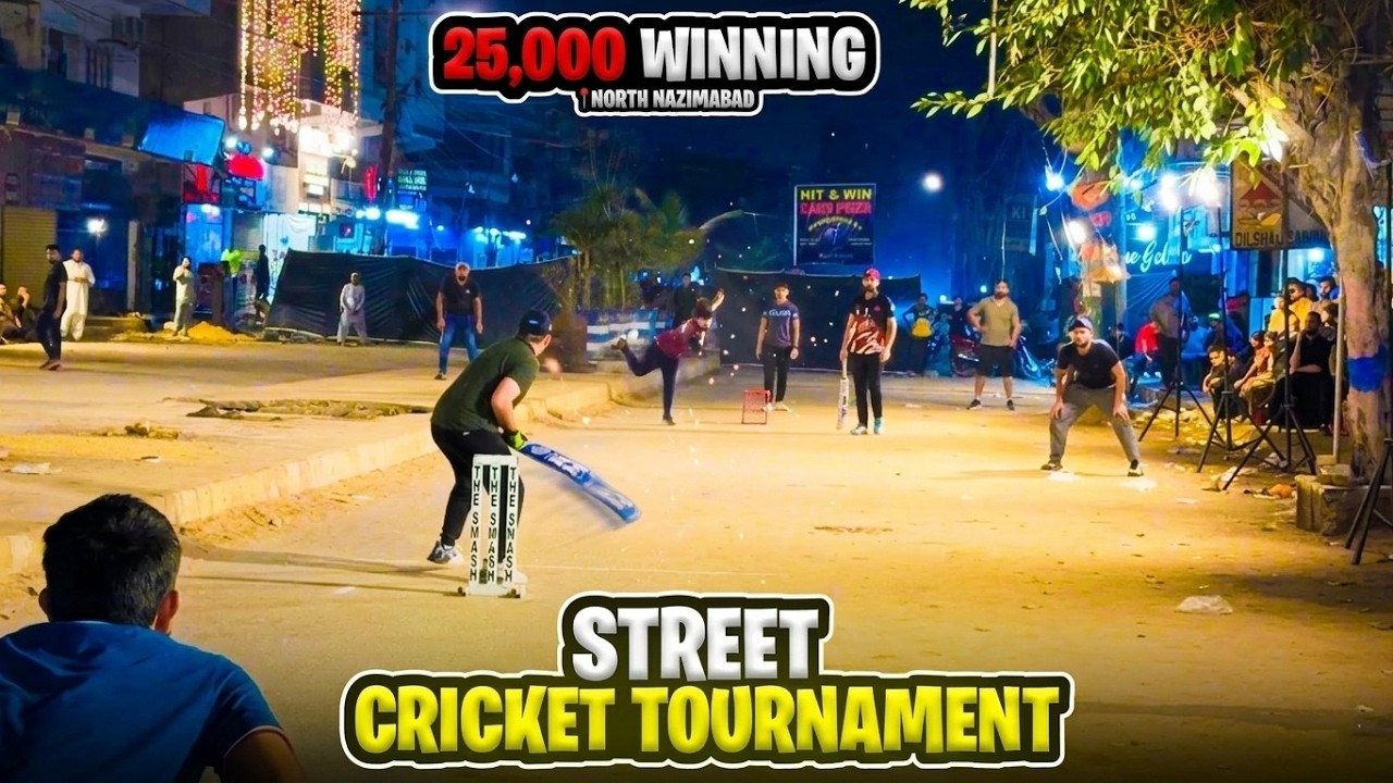 Nazimabad Mein 12 Teams Ka Bara Muqabla | Jeetne Wale Ko 25,000 Cash 🏏