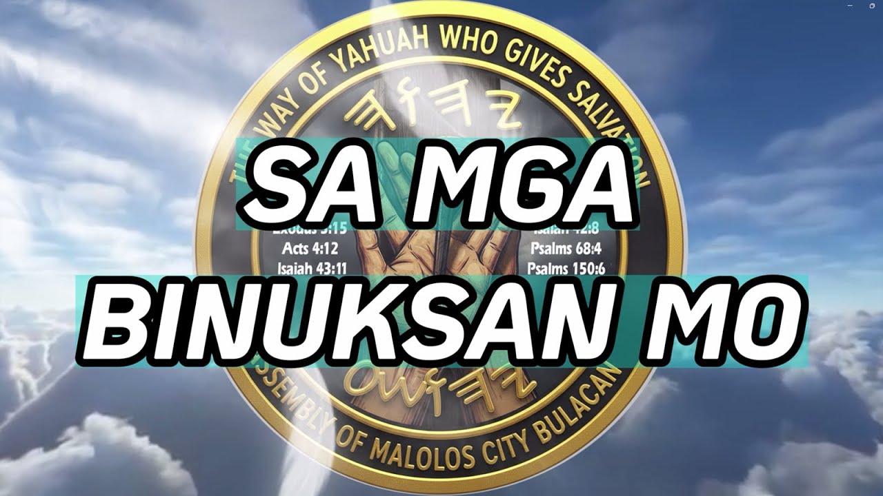 SA MGA BINUKSAN MO