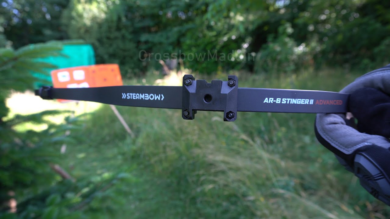 Steambow AR6 Stinger 2 Extremtest Wie lange hält die Sehne aus? 75lbs Teil 1