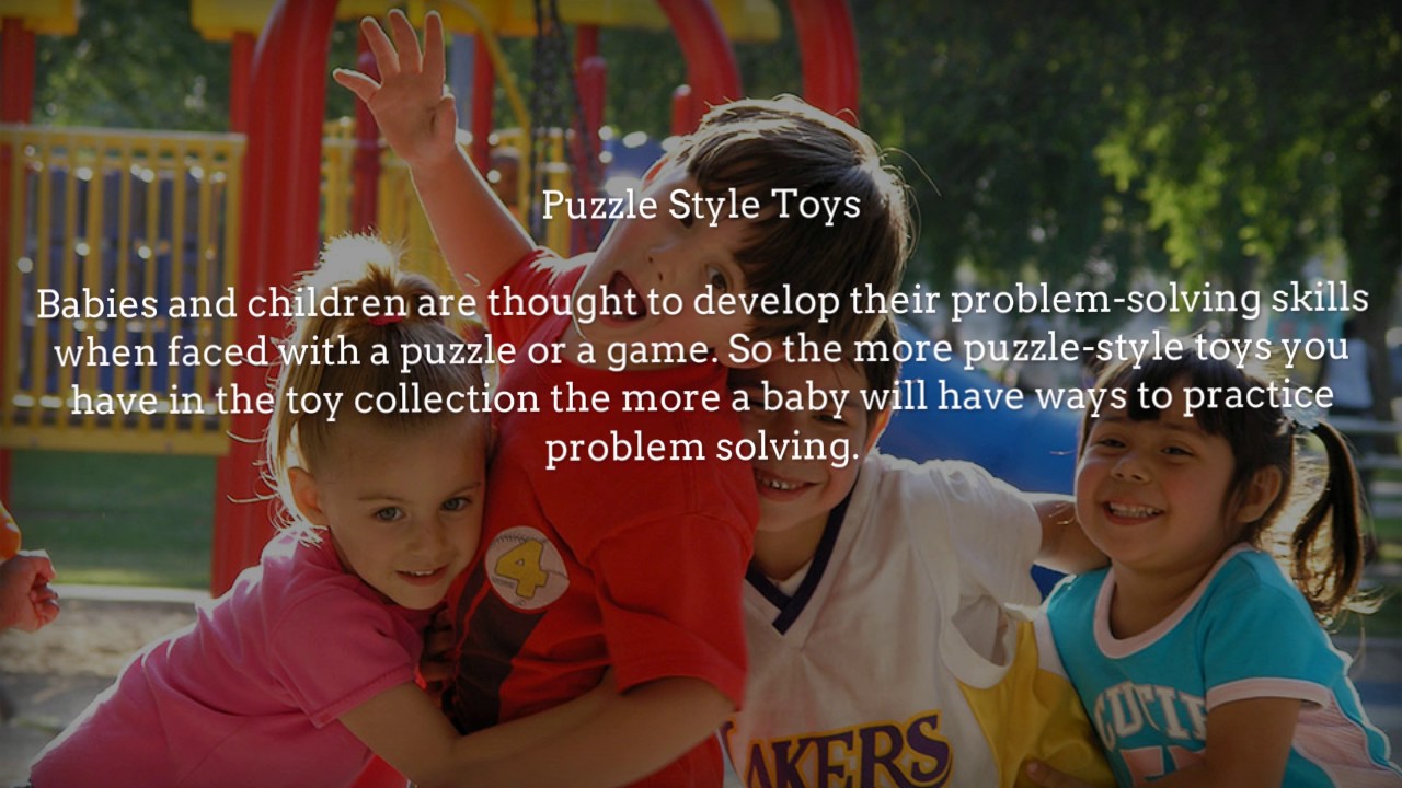 Child Skill Development - Learning Critical Thinking and Problem Solving Thru Play