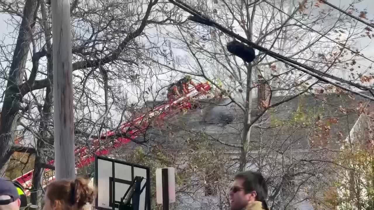Raw video: Scene of fire in Keene