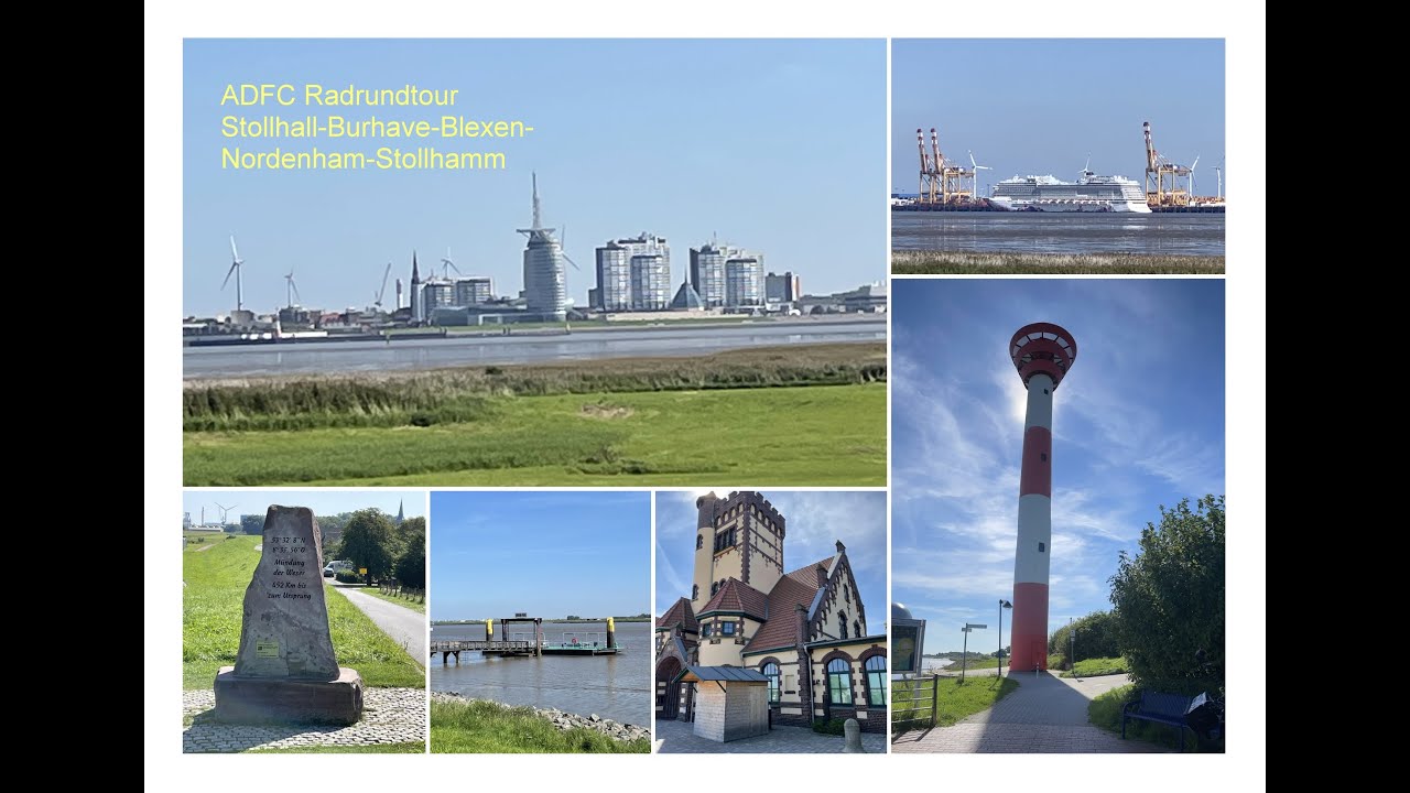 Stollhamm, Burhave, Nordenham.... Stollhamm. Radrundtour von ADFC Wesermarsch