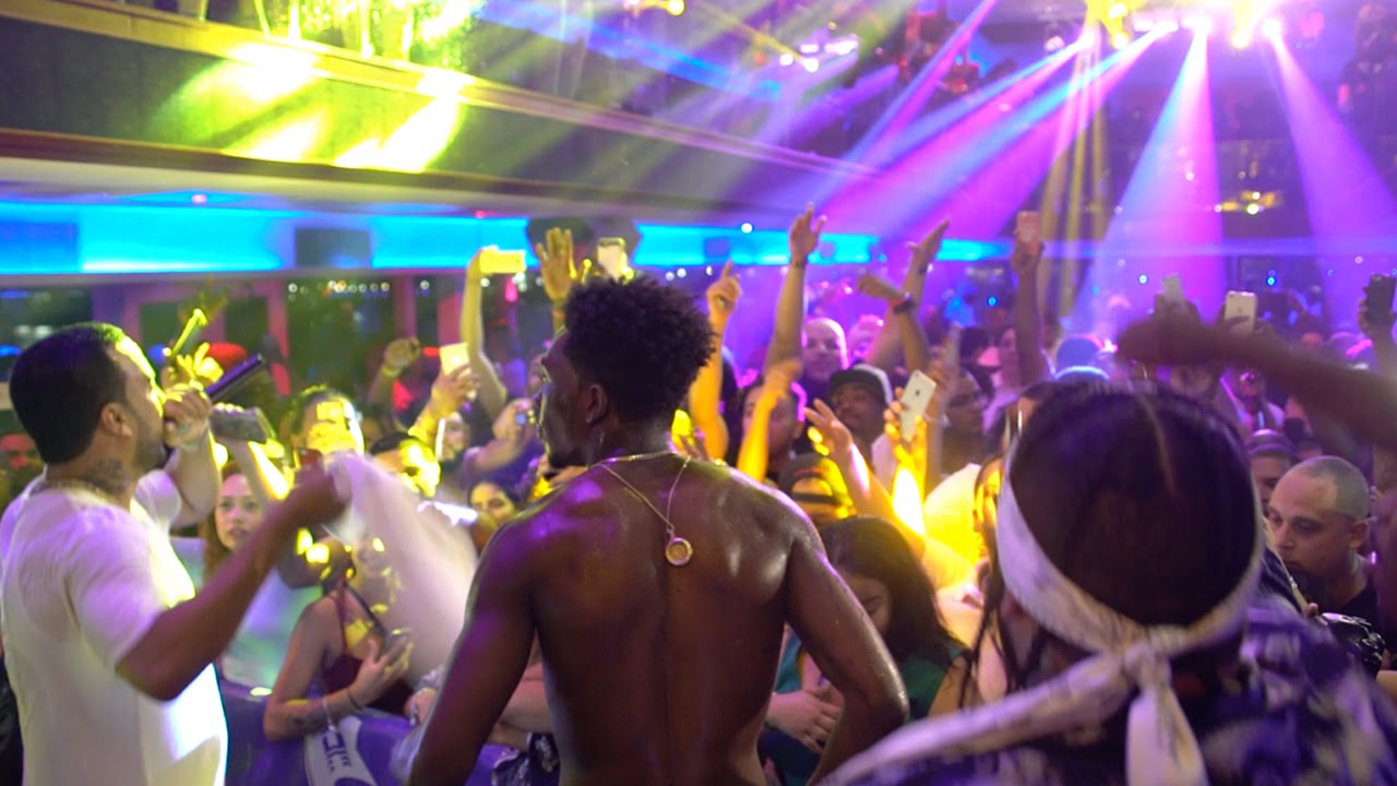 Desiigner Surprise Guest At French Montana's Album Yacht Party