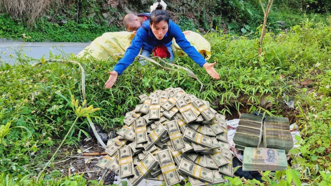 Single mother - unexpectedly found a large amount of money in an abandoned landfill