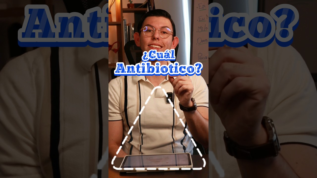 Si te intimida pensar en que antiobi&oacute;tico dar, quiz&aacute;s este video te ayude 🤔📚💊 #medicina #educaci&oacute;n