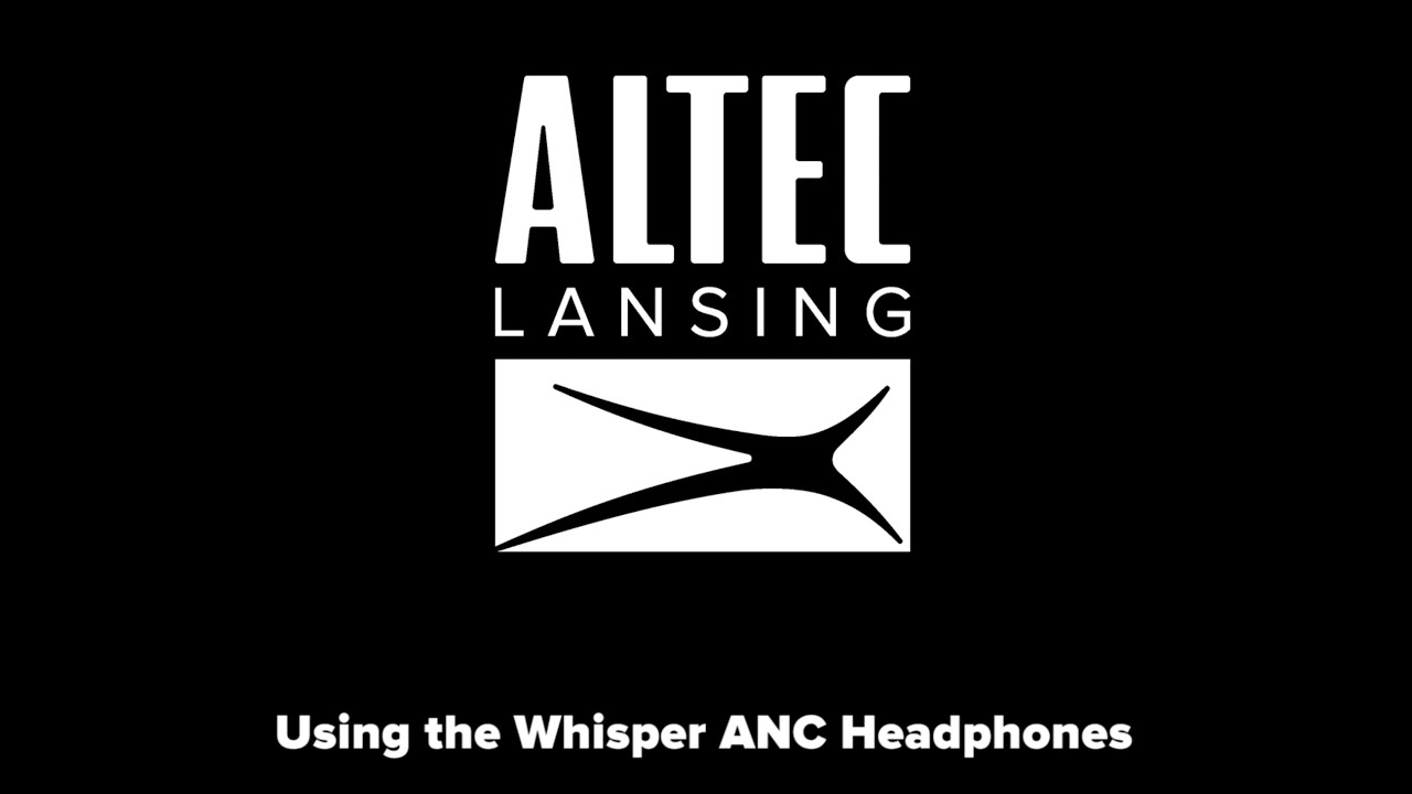Использование наушников Altec Lansing Whisper ANC