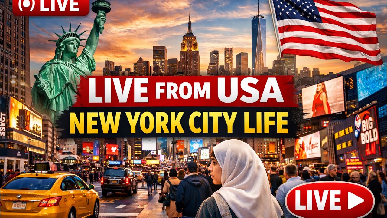 New York City Life Live | USA Street Highlights  🇺🇸 