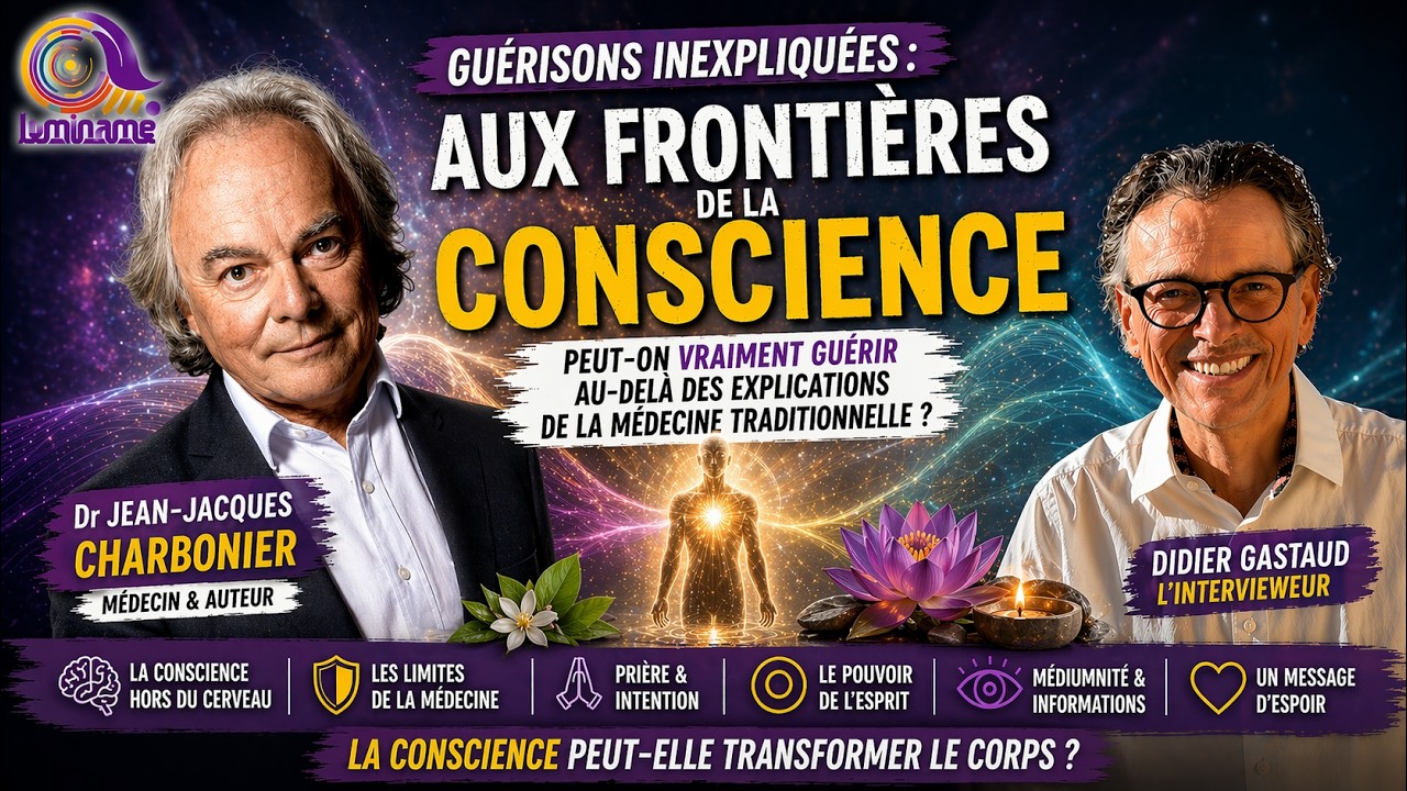 2 mars 2026 : LA GUÉRISON SPIRITUELLE avec le Dr Jean-Jacques CHARBONIER