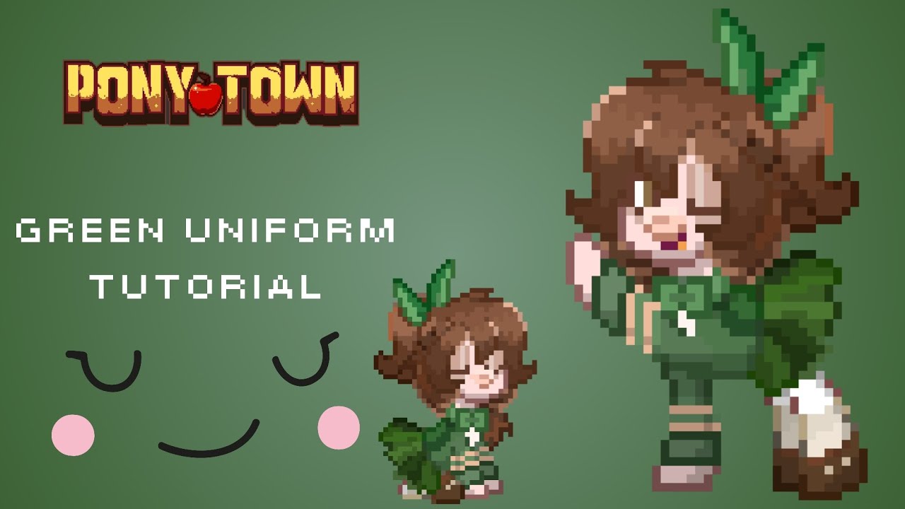 uniform ideas on ponytown | green theme | 