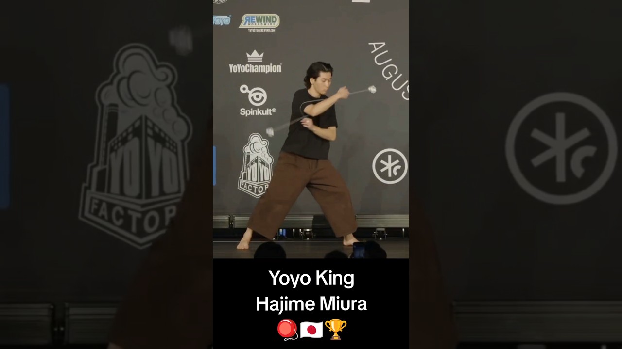 Hajime Miura 3A Yoyo Champion 2025 - Full video in Channel #yoyo #viral #artspace #trending