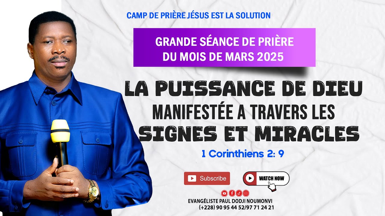 J2. MERCREDI SOIR 26/03. GRANDE SÉANCE DU MOIS DE MARS. DU 25 AU 30/03/ 2025 AU CAMP. JES  KPOVÉ.