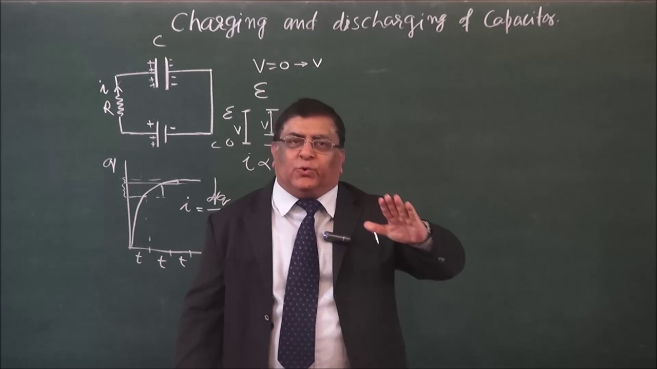 XII-3-22-Charging of capacitor (2016)Pradeep Kshetrapal Physics channel
