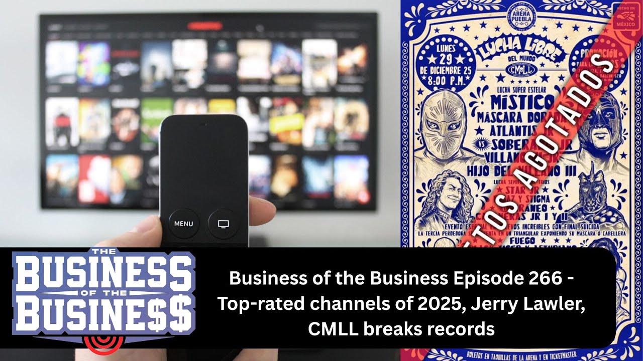 Business of the Business Episode 266 - Top-rated channels of 2025, Jerry Lawler, CMLL breaks records