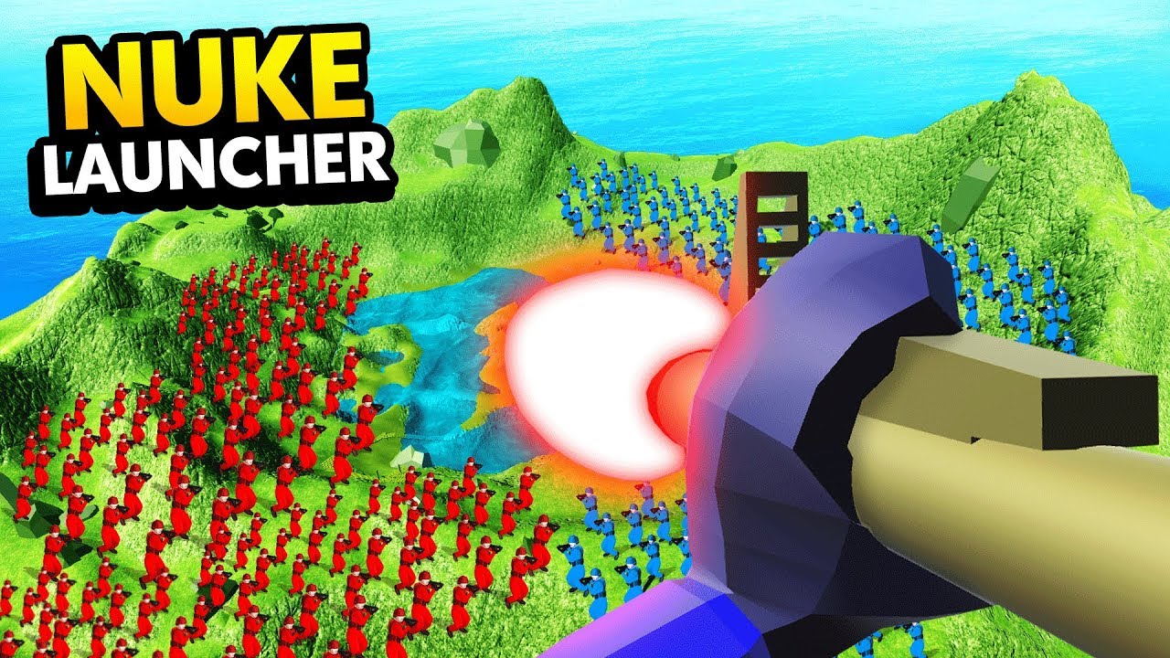 NEW NUKE LAUNCHER vs ISLAND OF ARMIES IN Ravenfield (Funny Ravenfield Gameplay)