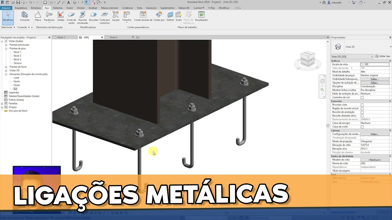 Como fazer Ligações Metálicas no Revit