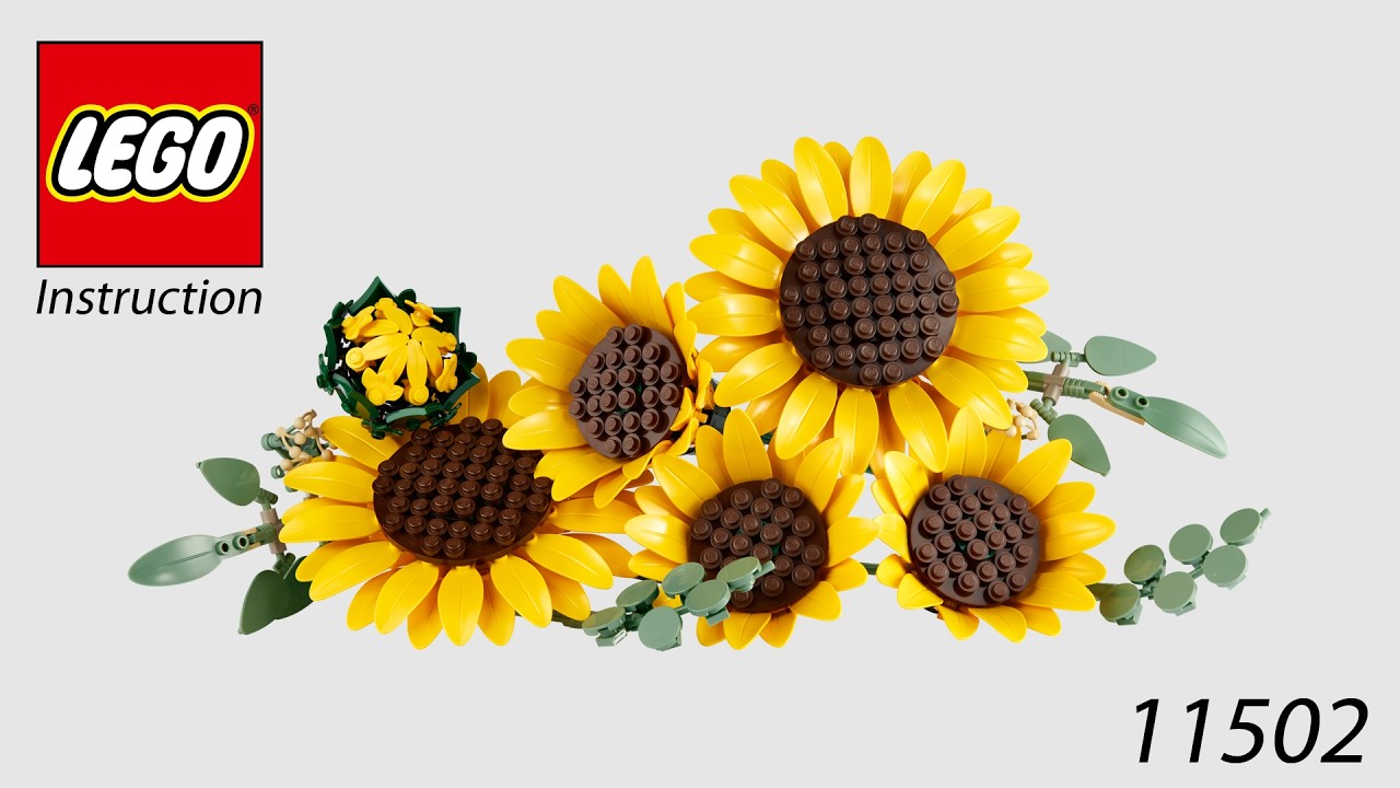 LEGO Instruction - The Botanical Collection - 11502 - Sunflower Bouquet