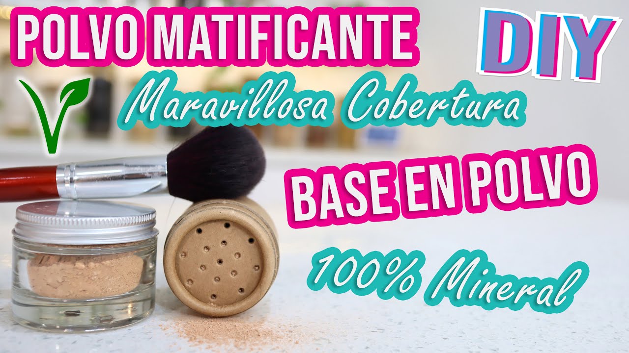 BASE EN POLVO MARAVILLOSA COBERTURA - DIY - 100% MINERAL - Mixi