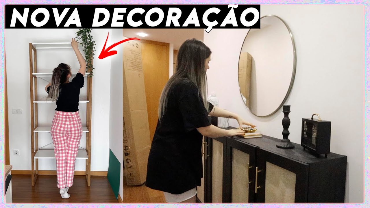 DECORAÇÃO NOVA da SALA e ENTRADA ❤️ | Ep.17 | Joana Gentil