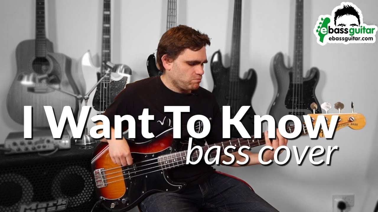 I Want To Know by The Dematones | Bass Cover by James Eager